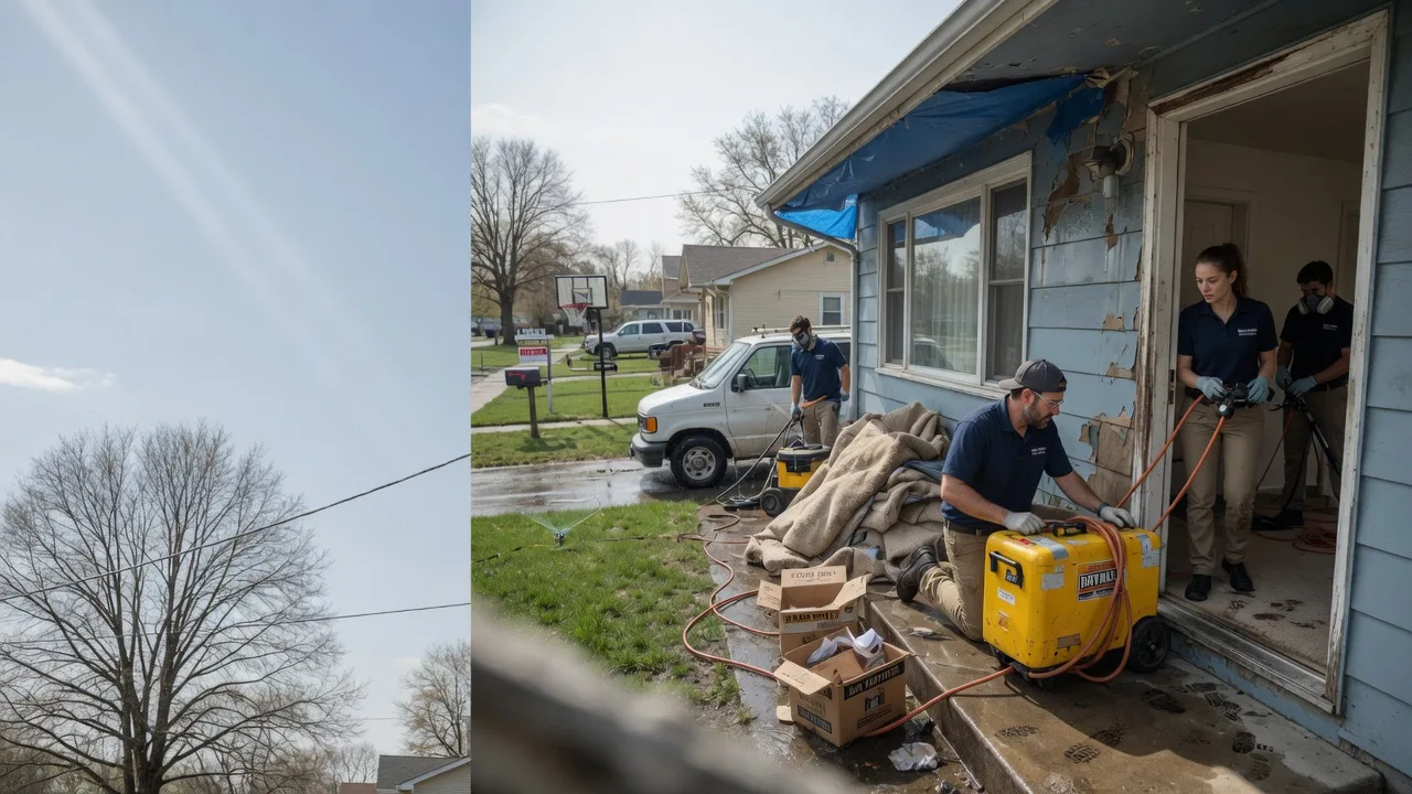 Basement Flood Cleanup in Stoughton, WI near me